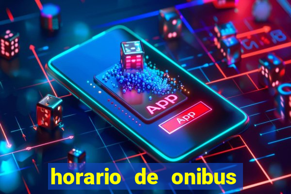 horario de onibus santos dumont x juiz de fora